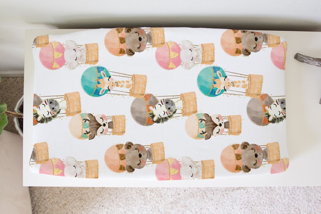 Baby Changing Pad Cover - Hot Air Balloon