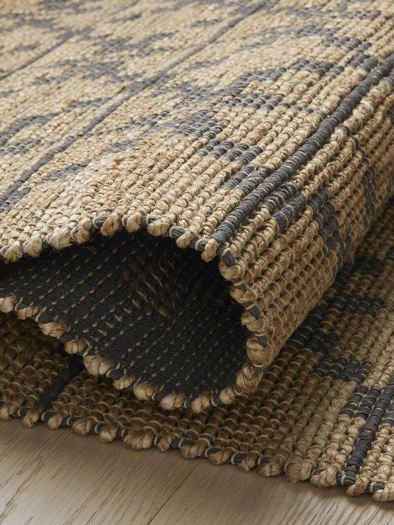 Judy JUD-05 Natural / Graphite 9''3" x 13' Rug by Chris Loves Julia