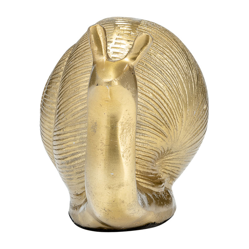7"l Metal, Deco Snail, Gold image number 1