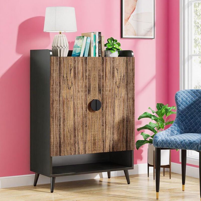 Modern Shoe Cabinet with Doors for Entryway & Hallway Storage image number 3