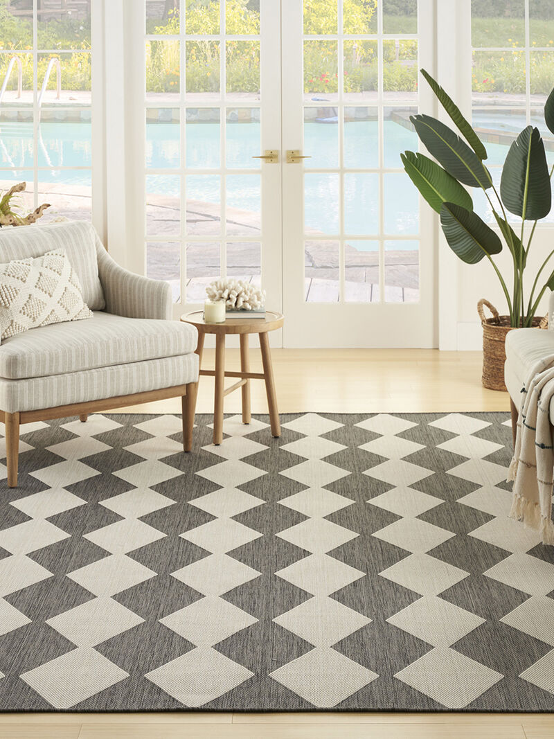 Positano POS04 Charcoal 6' x 9' Rug