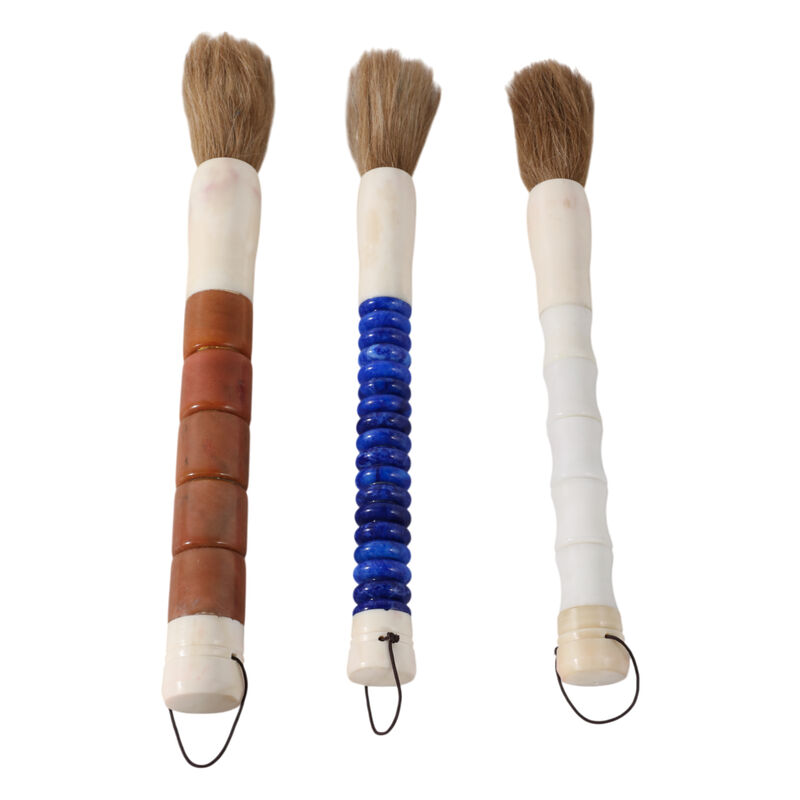 S/3 Jade Calligraphy Brush, Multi image number 3