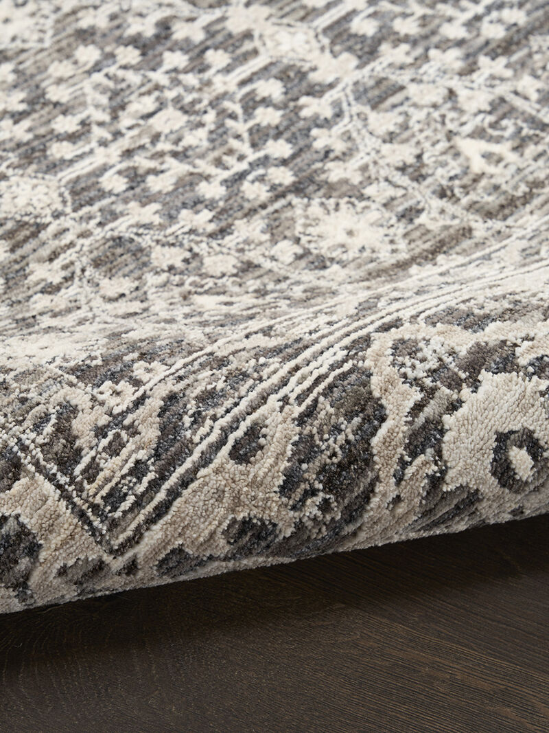 Shadows SHW04 Charcoal/Ivory 5'3" x 7'3" Rug