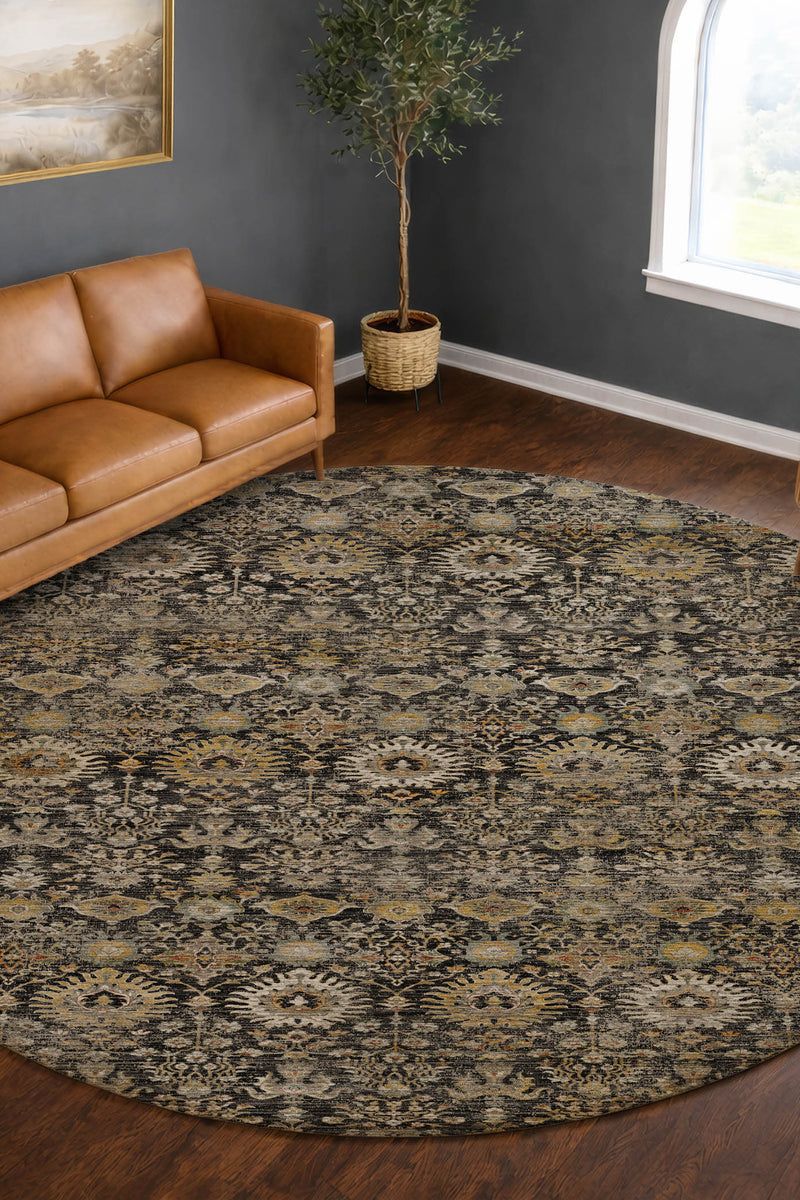 Aristo AR9 Black 9' x 12' Rug image number 3