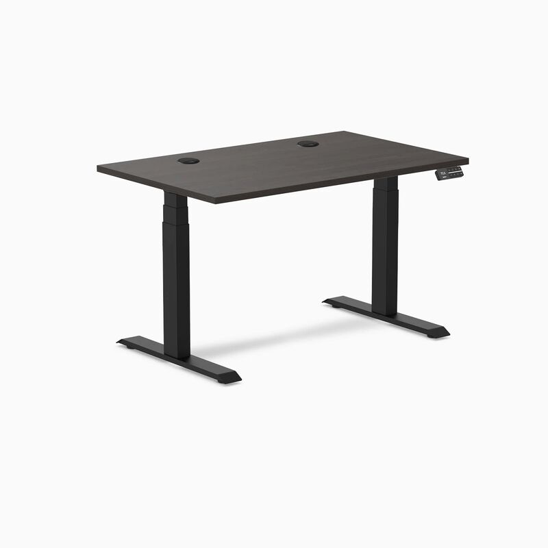 Desky Dual Laminate Sit Stand Desk image number 0