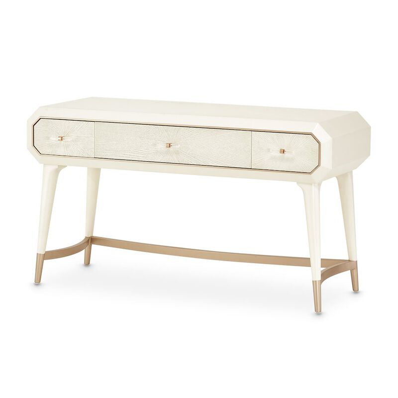 Michael Amini La Rachelle Vanity Desk - Champagne