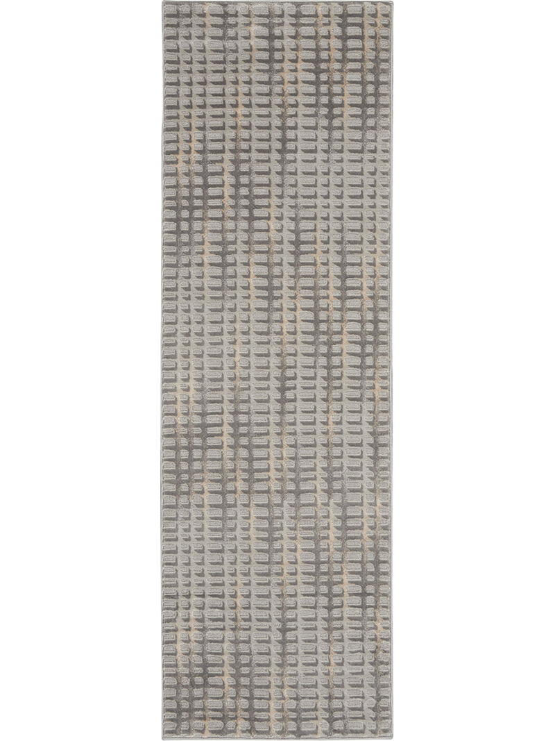 Solace SLA04 Gray/Beige 2'3" x 7'3" Rug