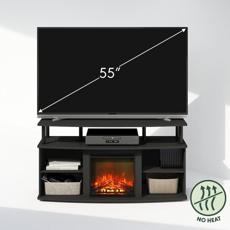 Electric Fireplace TV Stand, Entertainment Center for TV up to 55 Inch