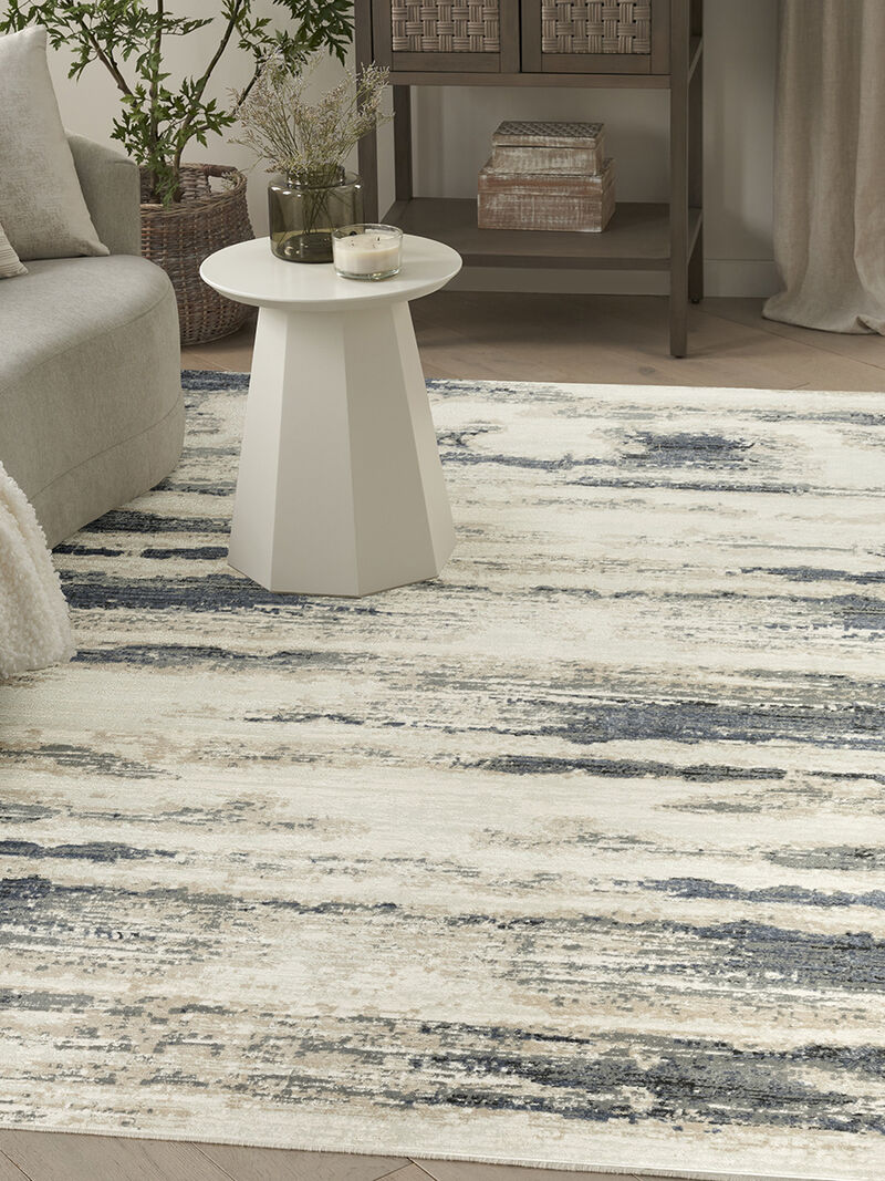 Serenity Home SRH12 Turquoise/Multicolor 9' x 12' Rug