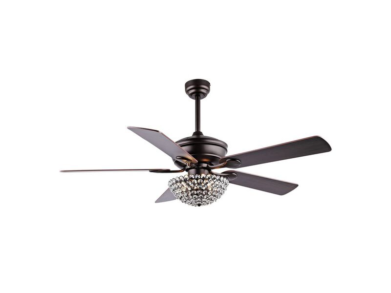 Cammy 3-Light Traditional Transitional Iron LED CEILING FAN