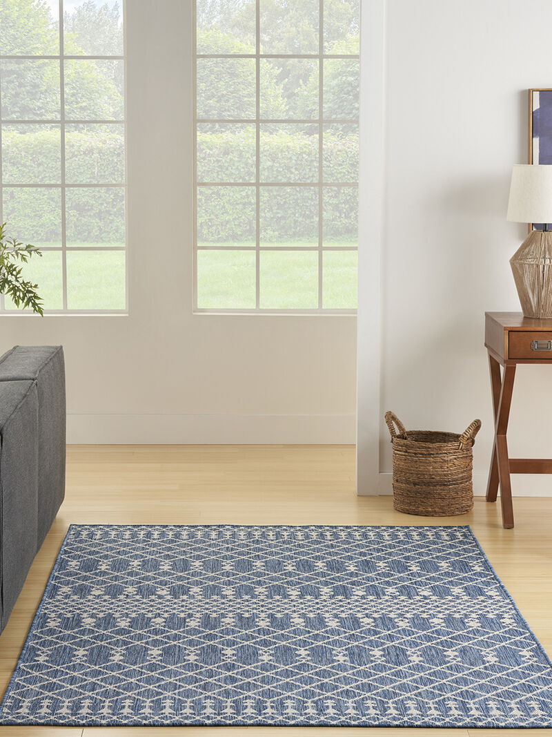 Positano POS02 Navy/Blue 4' x 6' Rug