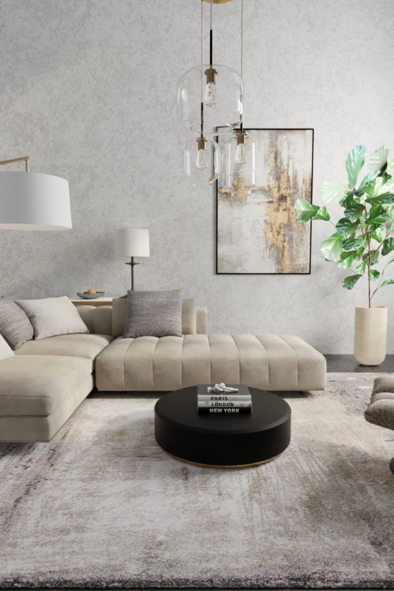 Skyview 39QAF Ivory/Gray 9' x 12' Rug image number 1