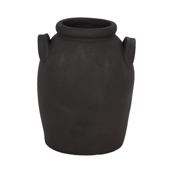 6" Rough Finish Jug W/Handles