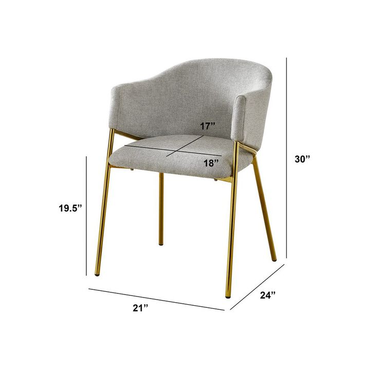 Best Quality Furniture 5Pc Rectangle Marble Wrap Tempered Glass Dining Table 4 Linen Gray Side Chairs