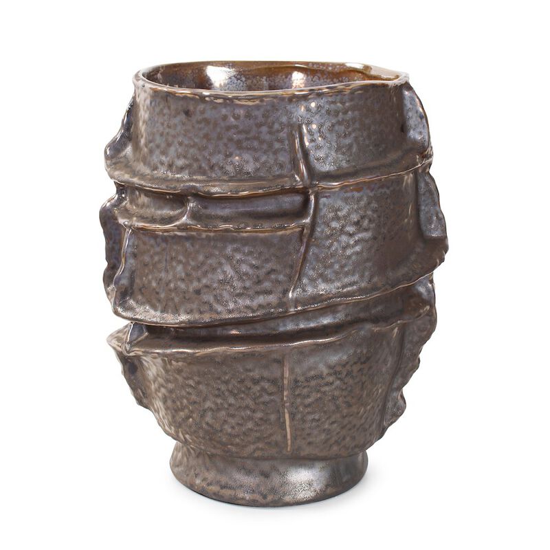 Howard Elliott Fossil Ridge Vase Large image number 0