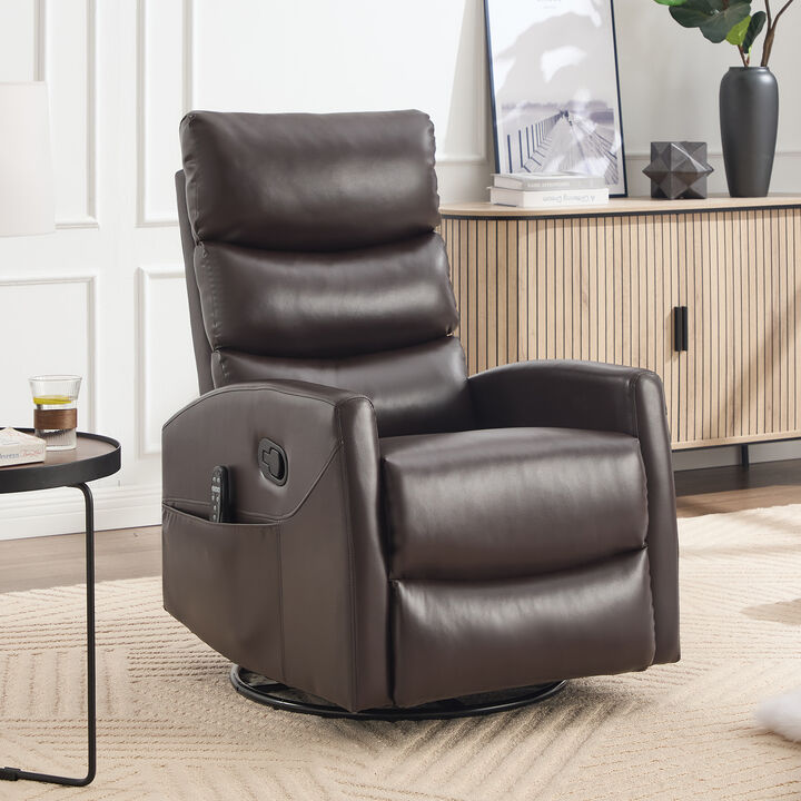 Pobeld Heat Massage Manual Recliner Chair