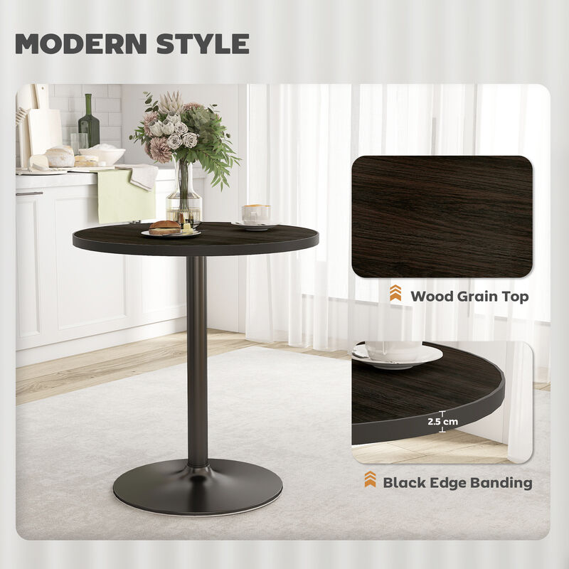 Hivvago Round Kitchen Dining Table for Small Spaces image number 4