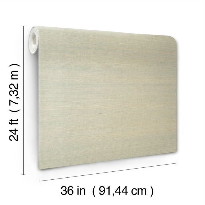 Maguey Sisal Vanilla Sage Wallpaper