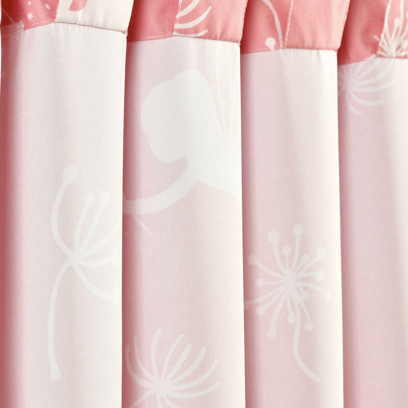 Make A Wish Dandelion Fairy Ombre Window Curtain Panels Pastel Rainbow 52X84 Set image number 3