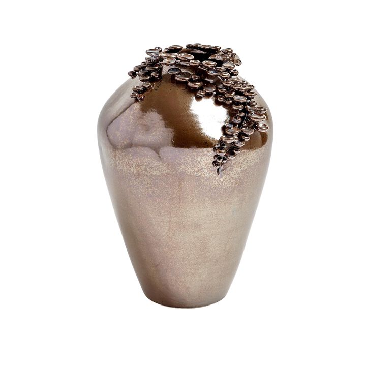 Cascading Reef Vase- Tall Bronze
