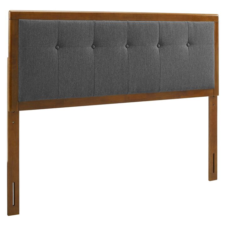 Modway - Draper Tufted King Fabric and Wood Headboard