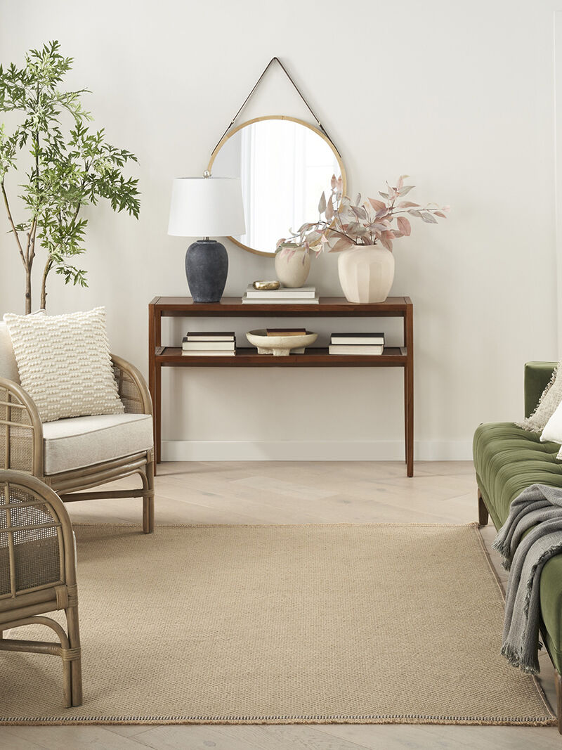 Washable Jute WSJ03 Natural 3'11" x 5'11" Rug