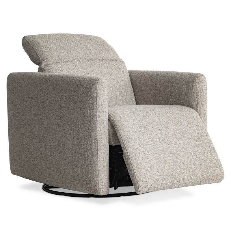 Livvy Fabric Power Motion Swivel Chair image number 1