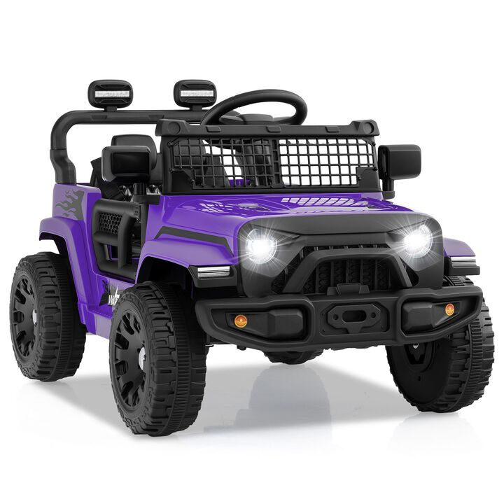 12V Battery Powered Kids Ride-On Truck Vehicle for Outdoor Play