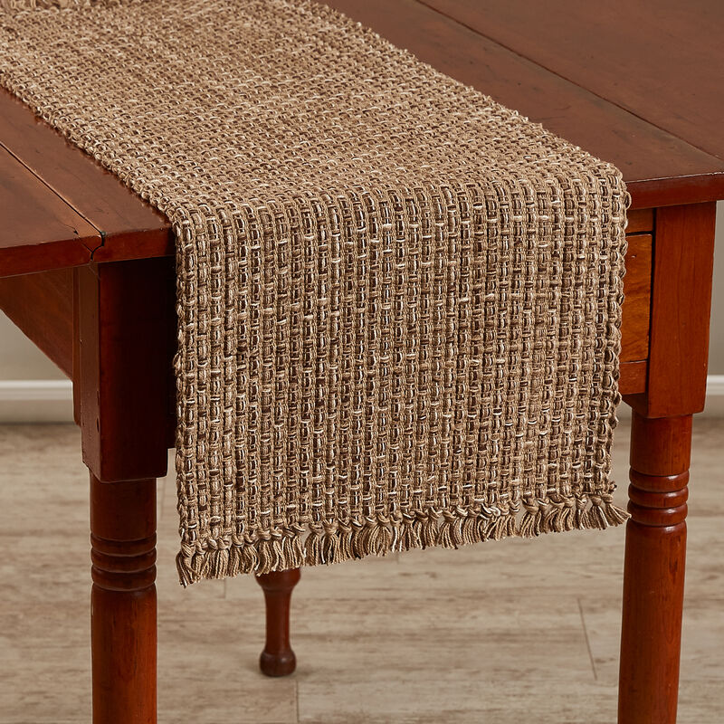 Park Designs Tweed Expresso Table Runner 54'' L image number 0