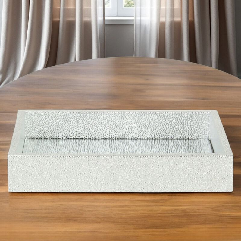 Rectangular Handmade Wood Tray with Handles &ndash; Decorative and Functional Serving Tray for Everyday Use