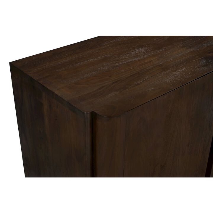 Alex Hamilton Percy 2-Door Sideboard in Barista Brown on Solid Acacia Wood