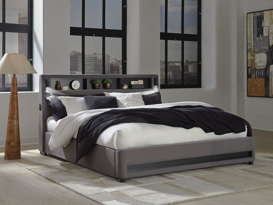 Cayberry California King Upholstered Bed
