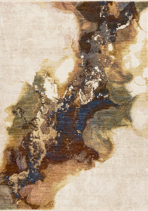 HomeRoots Abstract Area Rug