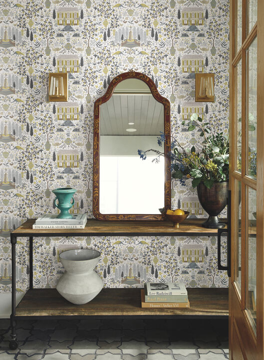 Camont Linen & Gold Wallpaper