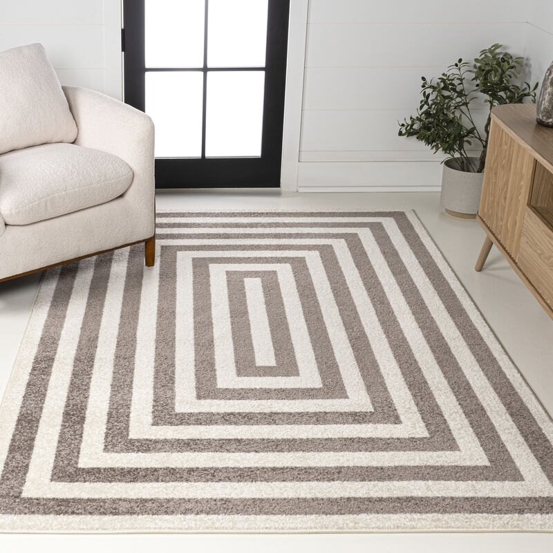 Bandol Modern Classic Mitre Stripe Area Rug