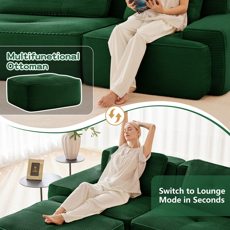 Numvin Modular Sectional Sofa image number 3