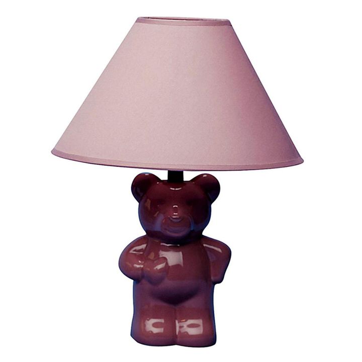 Ore Furniture  13 in. Ceramic Teddy Bear Lamp