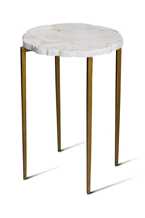 Fossil Top Accent Table