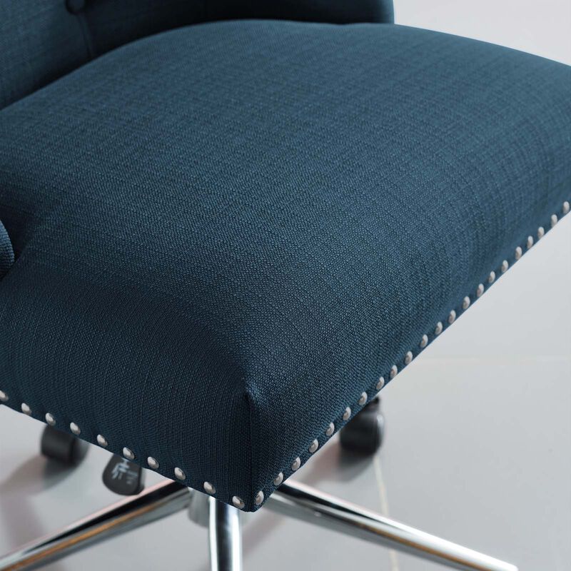 Modway Furniture - Regent Tufted Button Swivel Upholstered Fabric Office Chair image number 5