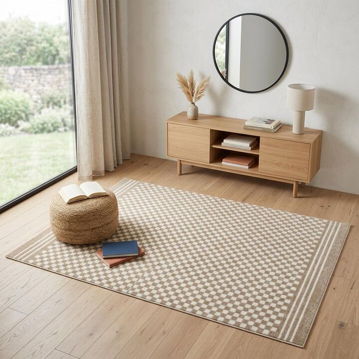HomeRoots Geometric Area Rug
