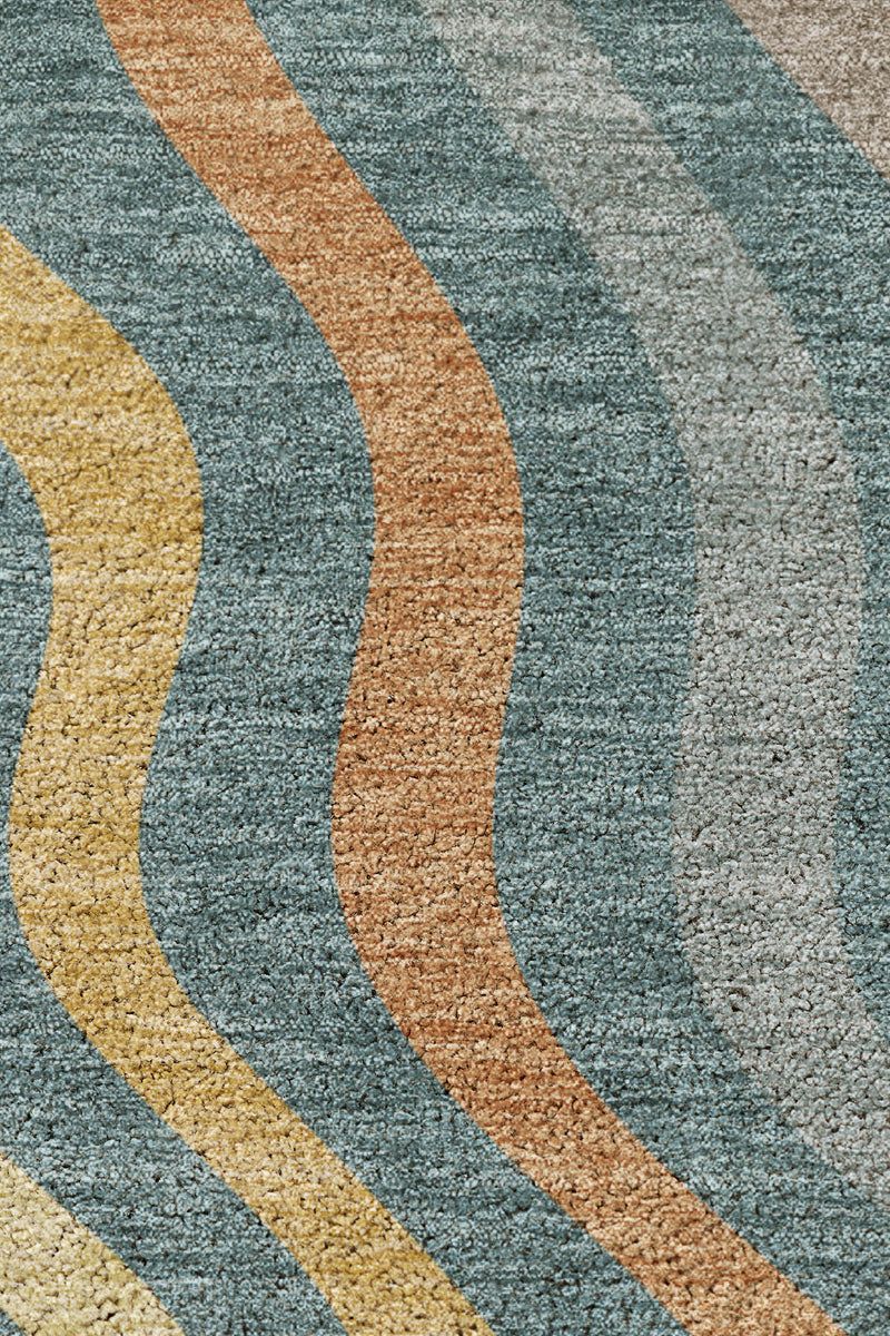 Kenner KN4 Teal 9' x 12' Rug image number 7