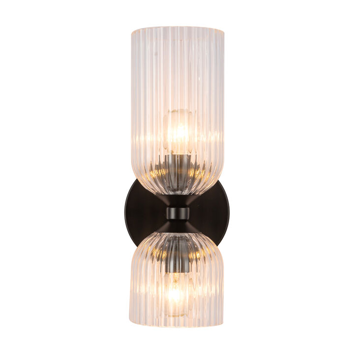 Nelly 12-in Socket Damp-Rated Wall/Vanity Light