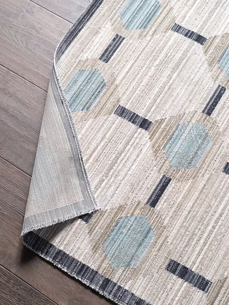 Muted Mosaic Alaric Blue 9'6" x 13'6" Rug image number 5