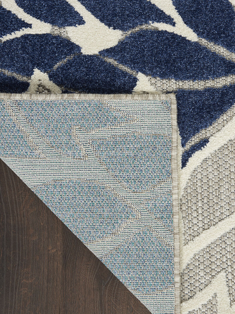 Aloha ALH05 Ivory/Navy 6' x 9' Rug