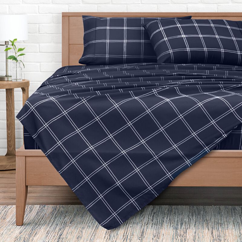 Printed Pattern Ultra Soft Brushed Sheet Set image number 3