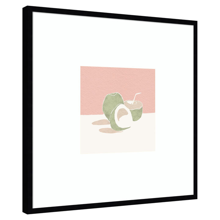 Coco de Bahia by Yuyu Pont Wood Framed Wall Art Print
