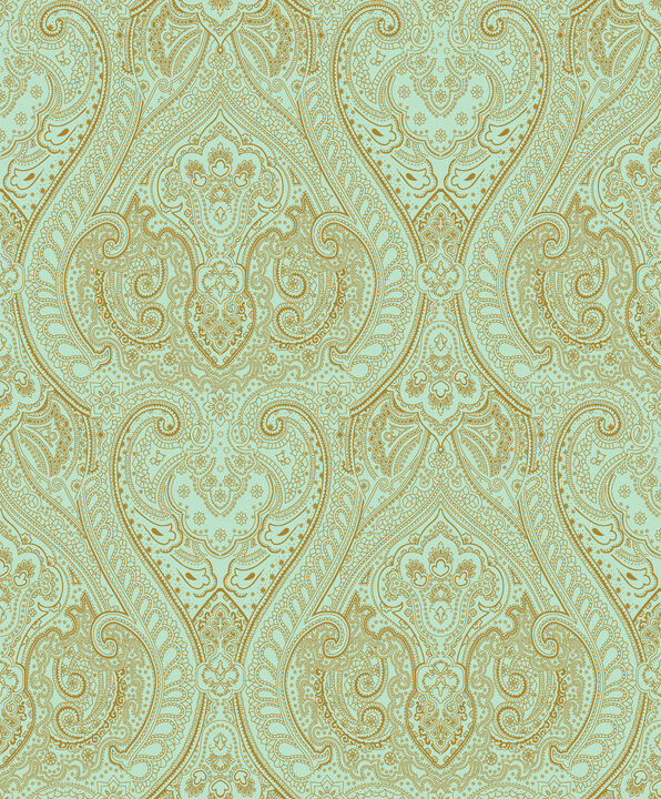 Zen Lace Green Wallpaper AM22002-4