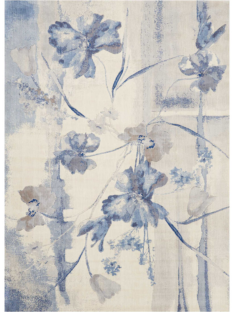 Somerset ST18 Ivory/Blue 6'7" x 9'7" Rug