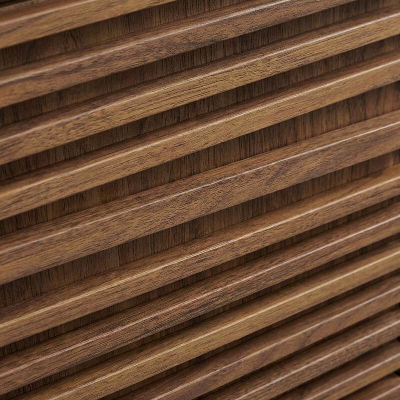 Walnut White 30-Inch Floor-Mount Bathroom Vanity Cabinet with Sink image number 5