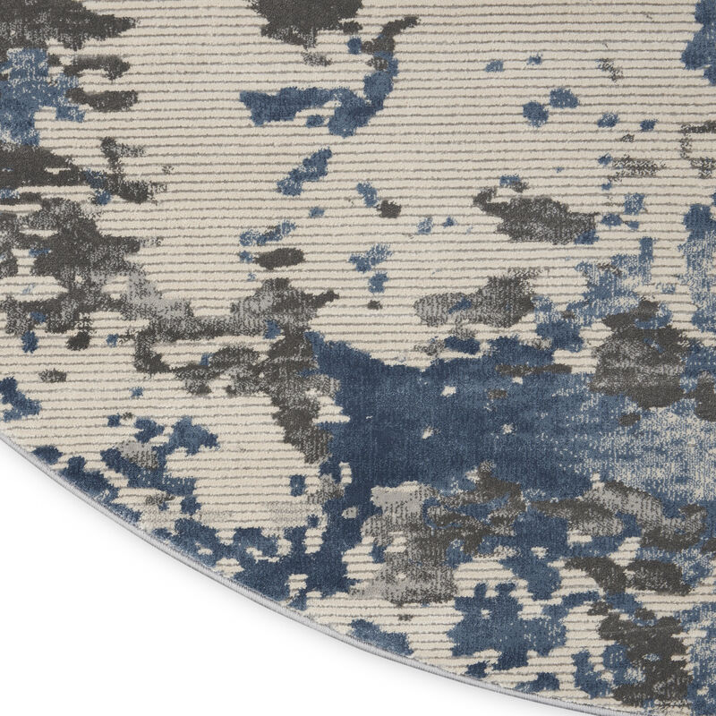Rustic Textures RUS08 Gray/Blue 7'10" x 10'6" Rug image number 1